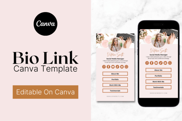 Download Link in Bio Instagram Canva Template - Instagram canva Collection