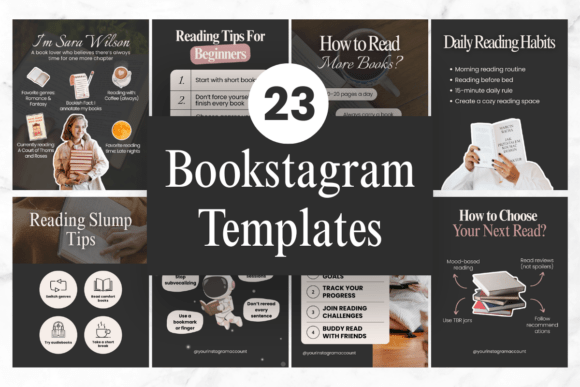 Download Bookstagram Instagram Canva Templates - Instagram canva Collection