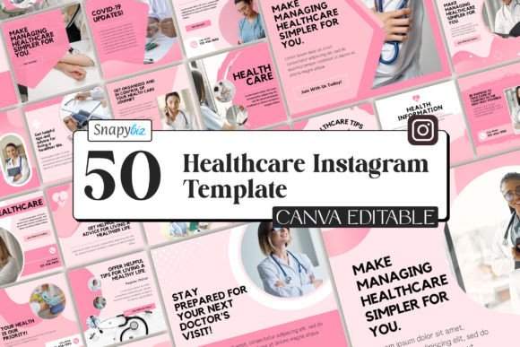 Download Healthcare Instagram Canva Templates - Instagram canva Collection