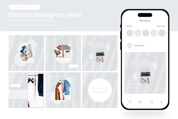 Download Fashion Instagram Feed Elegant Bundel - Elegant Collection