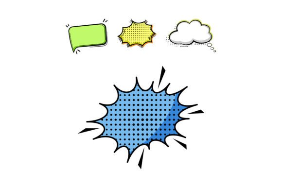 Download Comic Style Speech Bubbles and Thought B - Premium Resources