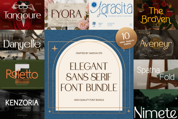 Download Elegant Sans Serif Bundle - Elegant Collection