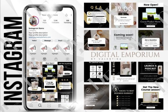 Download 45 Editable Instagram Canva Templates - Premium Resources