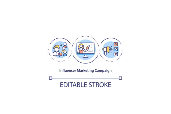 Download Influencer Marketing Campaign Concept - Influencer marketing Collection