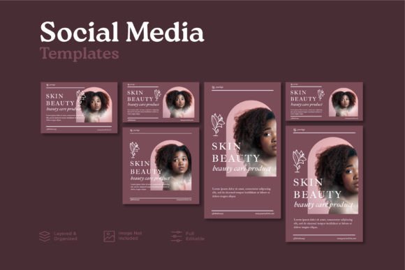 Download Beauty Social Media Kit Vol.1 - Social media kit Collection