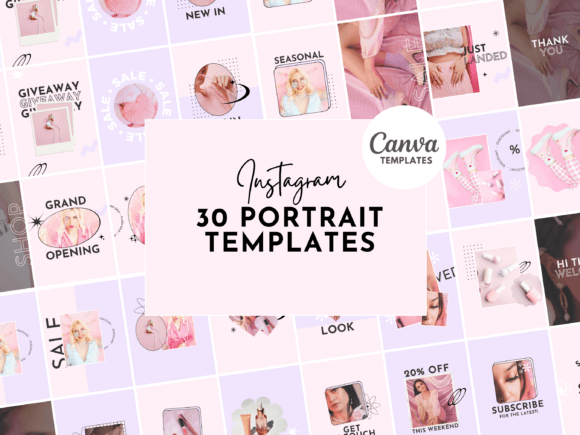 Download Blush Pink Instagram Canva Template Post - Instagram canva Collection
